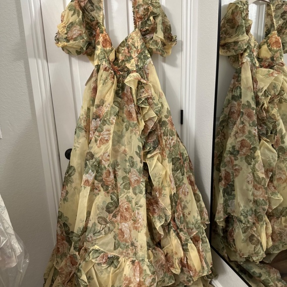 Selkie The Butter Rose In Bloom Bridal Gown with Selkie Gown Zip Bag - Size XL - Picture 11 of 14